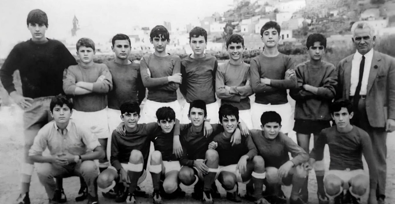 Fotografía histórica de un equipo de fútbol de Firgas, de José Suárez Báez