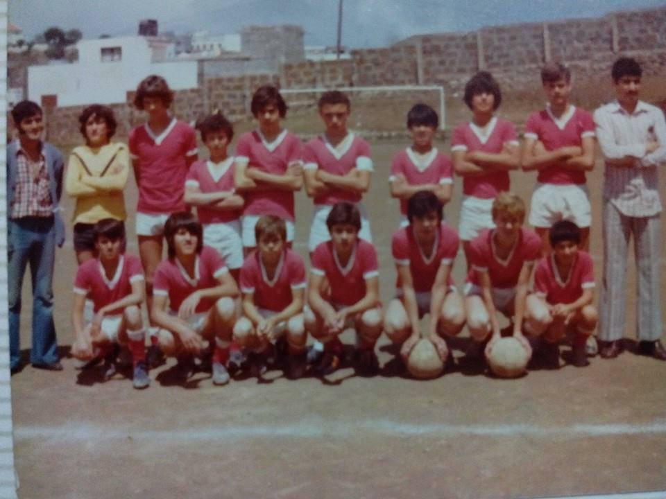 Equipo juvenil del CD Firgas, 1975.