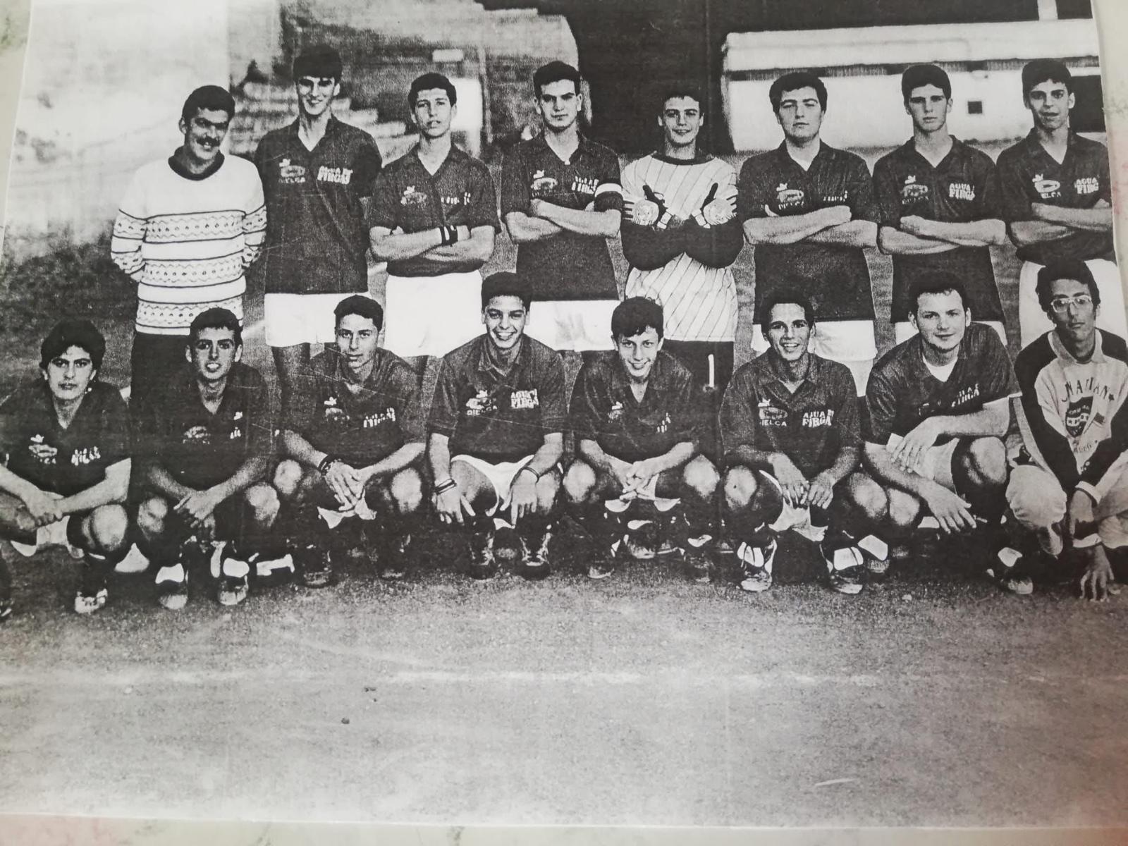 Equipo juvenil del CD Firgas, hacia 1994