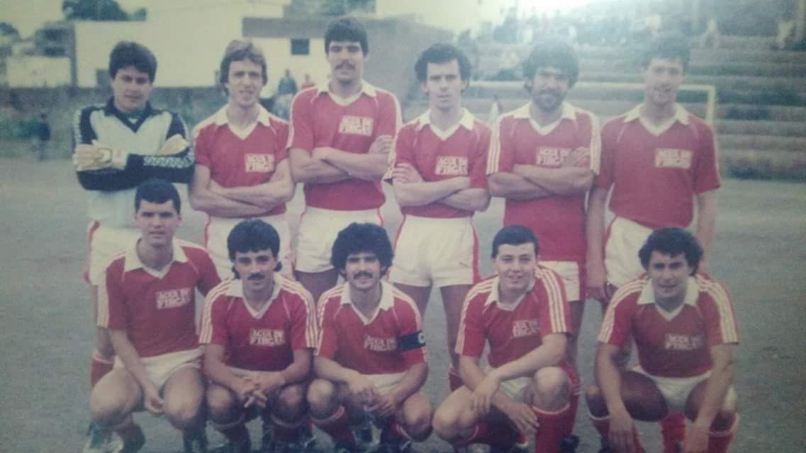 Fotografía histórica del equipo regional del CD Firgas